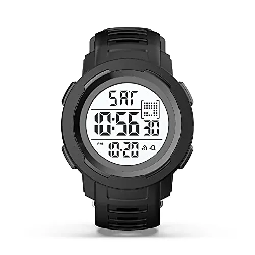 Mens Digital Sport Watches for Men Waterproof