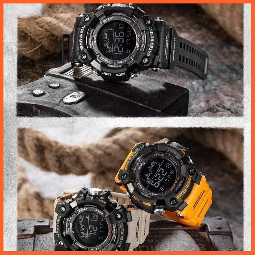 Mens Watch Military Waterproof Sport Wrist Watch | Luxury Fashion Digital Stopwatches For Men Military Watches