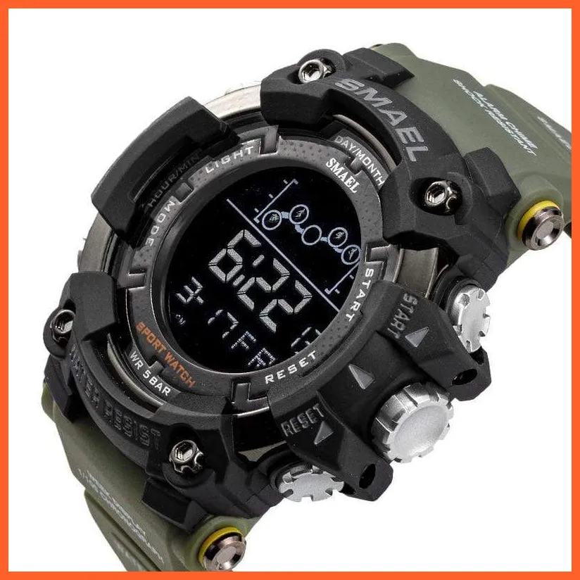 Mens Watch Military Waterproof Sport Wrist Watch | Luxury Fashion Digital Stopwatches For Men Military Watches