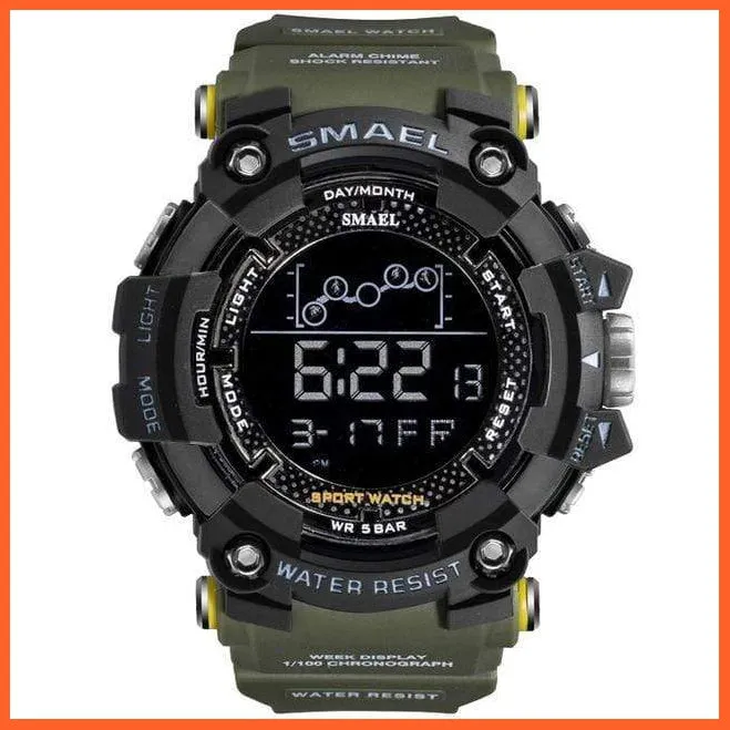 Mens Watch Military Waterproof Sport Wrist Watch | Luxury Fashion Digital Stopwatches For Men Military Watches