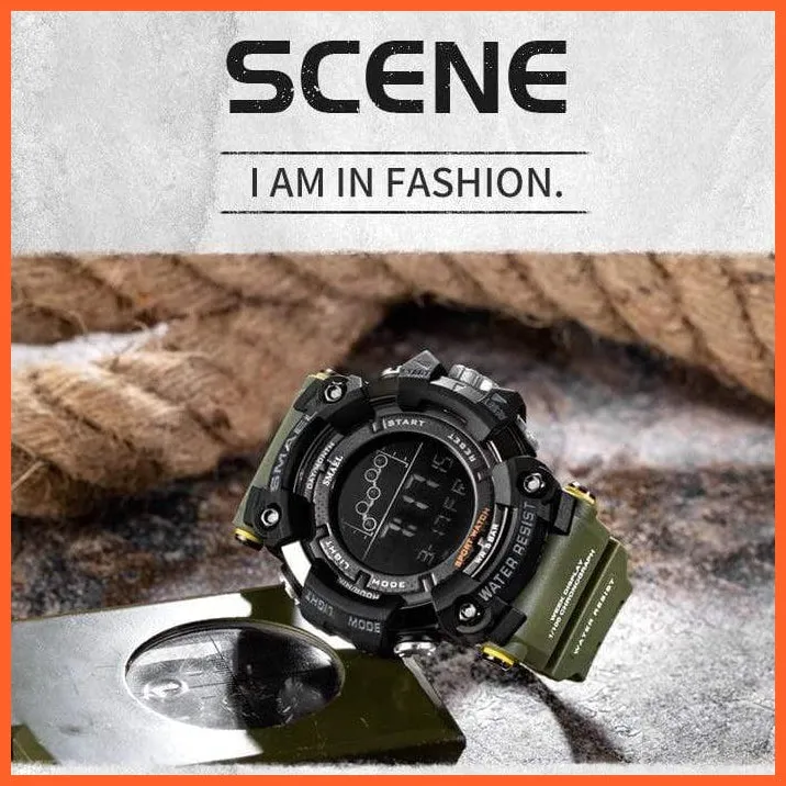 Mens Watch Military Waterproof Sport Wrist Watch | Luxury Fashion Digital Stopwatches For Men Military Watches