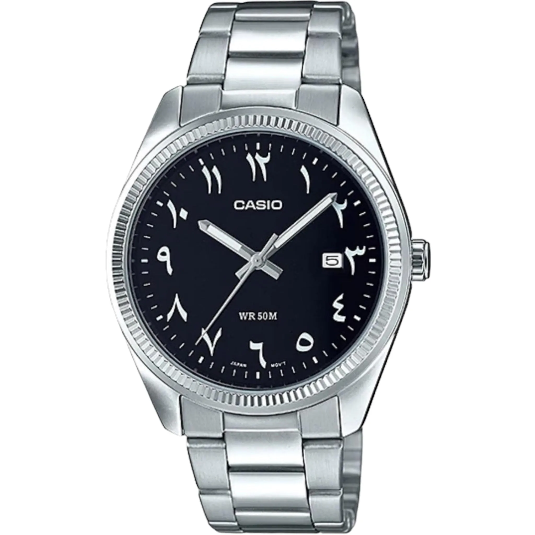 Montre Casio Arabic Dial Homme MTP-1302D-1B3 Noir