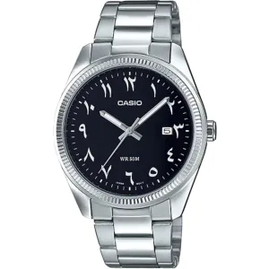 Montre Casio Arabic Dial Homme MTP-1302D-1B3 Noir