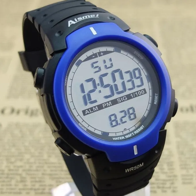 Newest good quality digital watch,Waterproof Outdoor watches sport watch digital chronograph watch for men