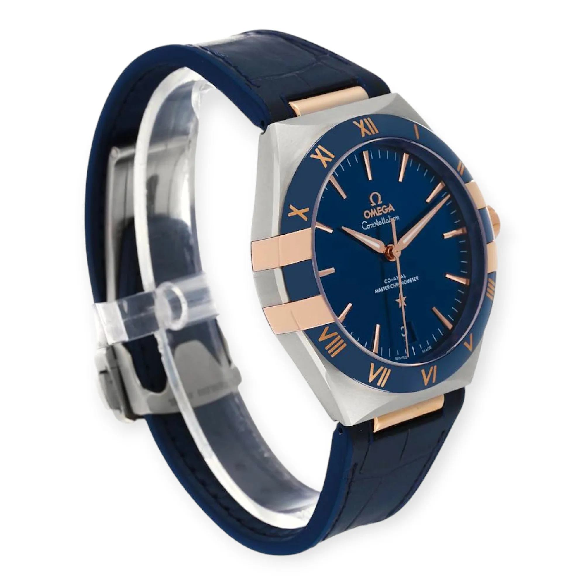 Omega Constellation 41mm 131.23.41.21.03.001 Steel Rose Gold Mens Watch