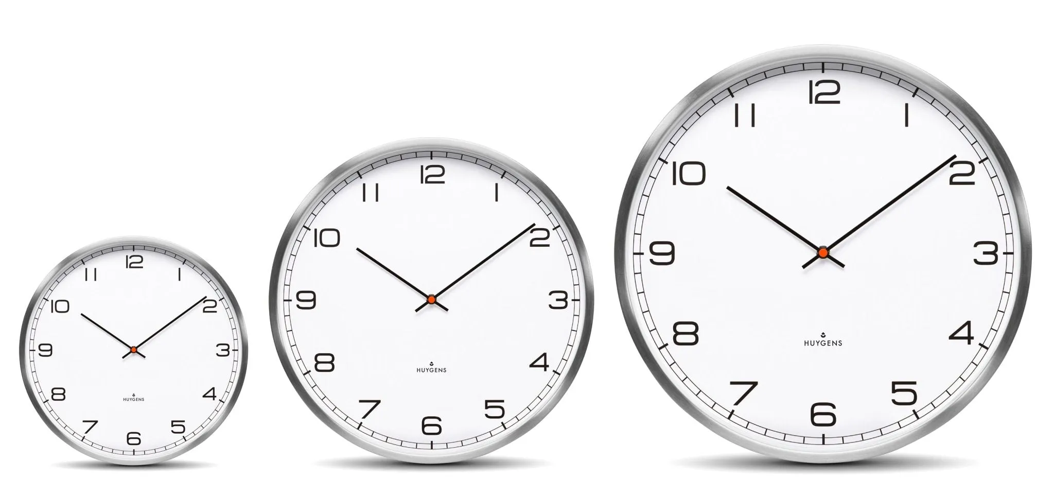 One35 Wall Clock - Stainless Steel