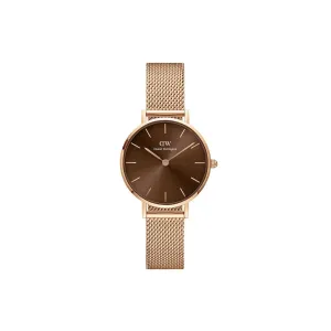 Petite 28mm Amber - Rose Gold & Brown Watch