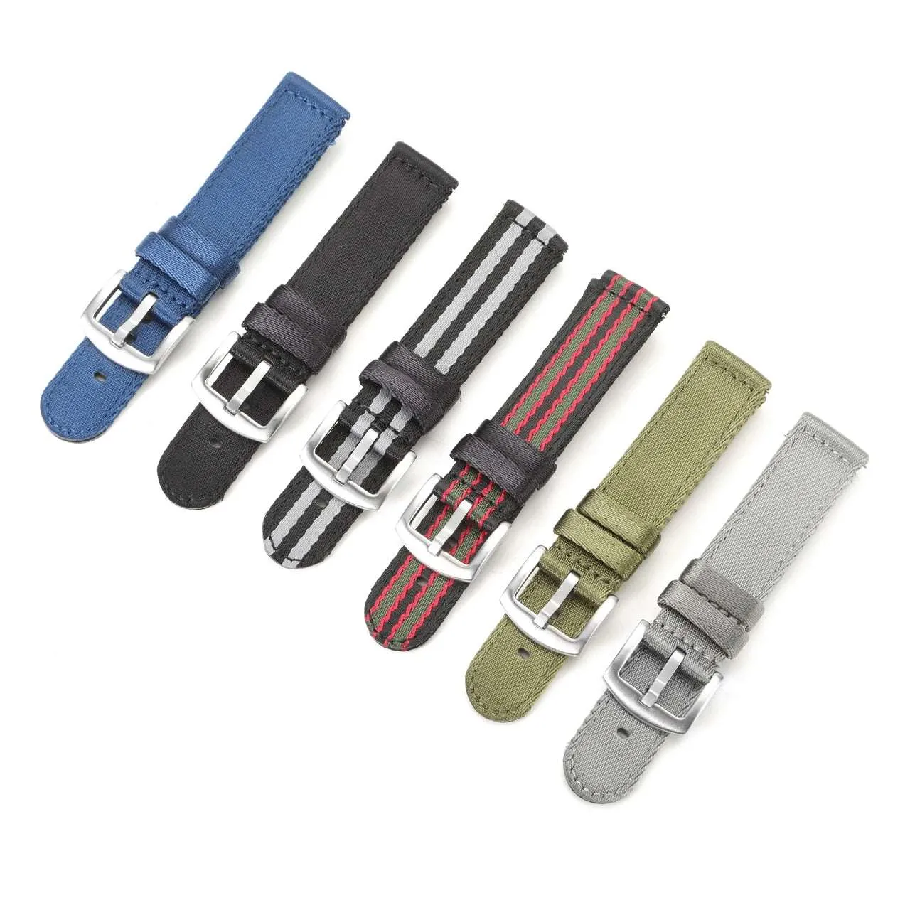 Premium Smooth Nylon Strap Quick Release Replacement Watch Bands