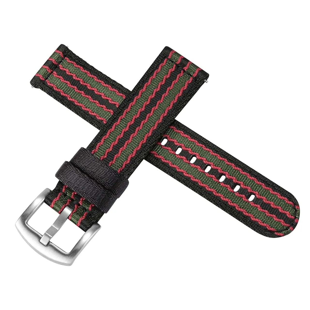 Premium Smooth Nylon Strap Quick Release Replacement Watch Bands