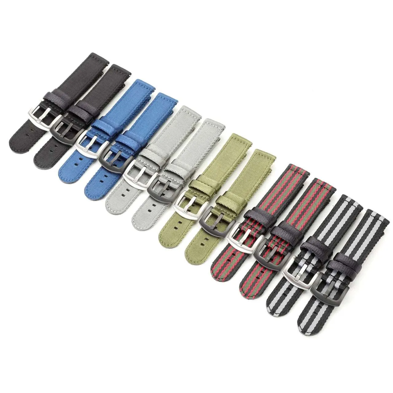 Premium Smooth Nylon Strap Quick Release Replacement Watch Bands