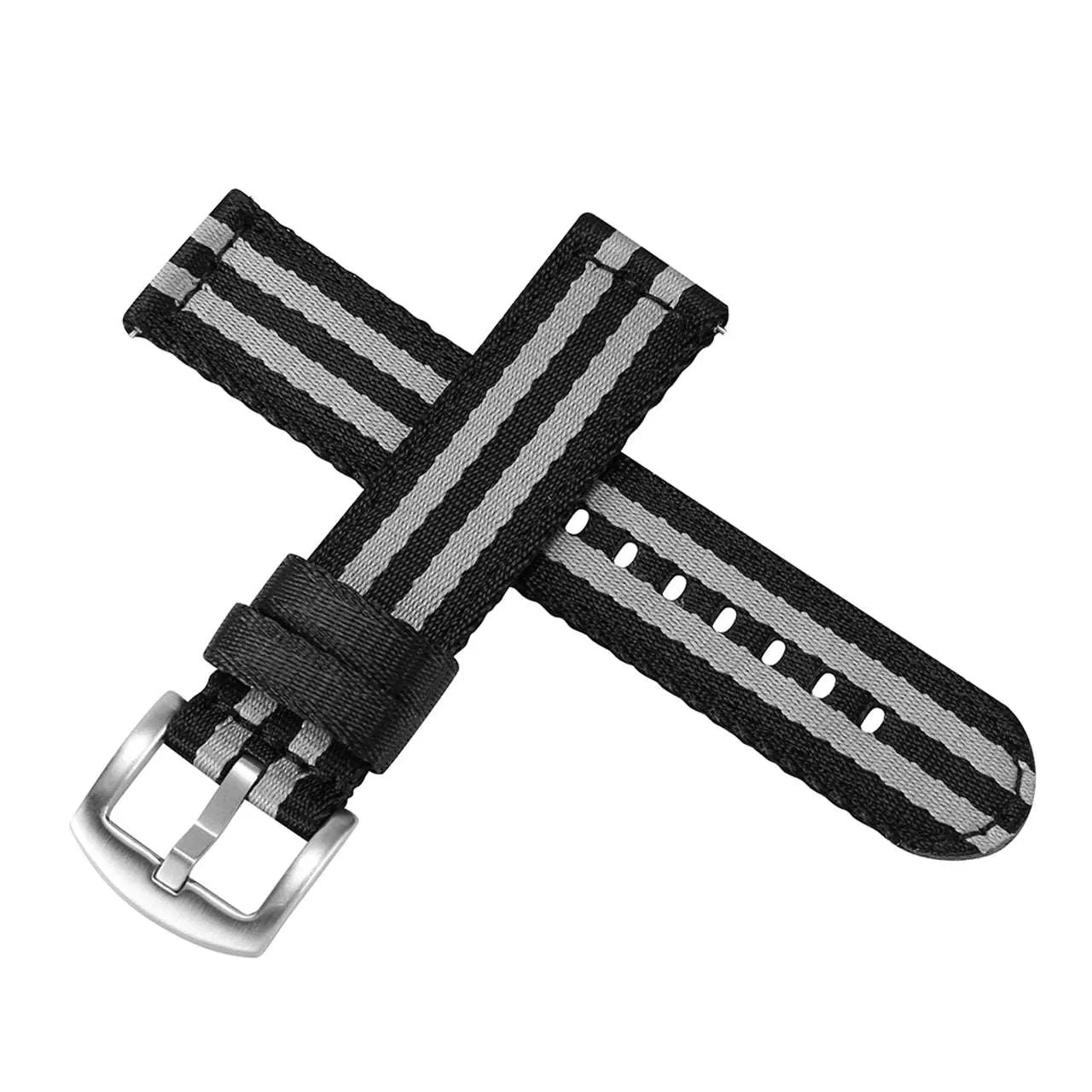Premium Smooth Nylon Strap Quick Release Replacement Watch Bands