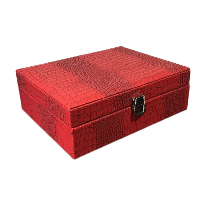 PU Leather Princess Jewelry Storage Box