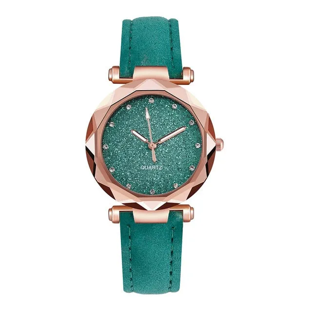 Rhinestone Quartz Watch