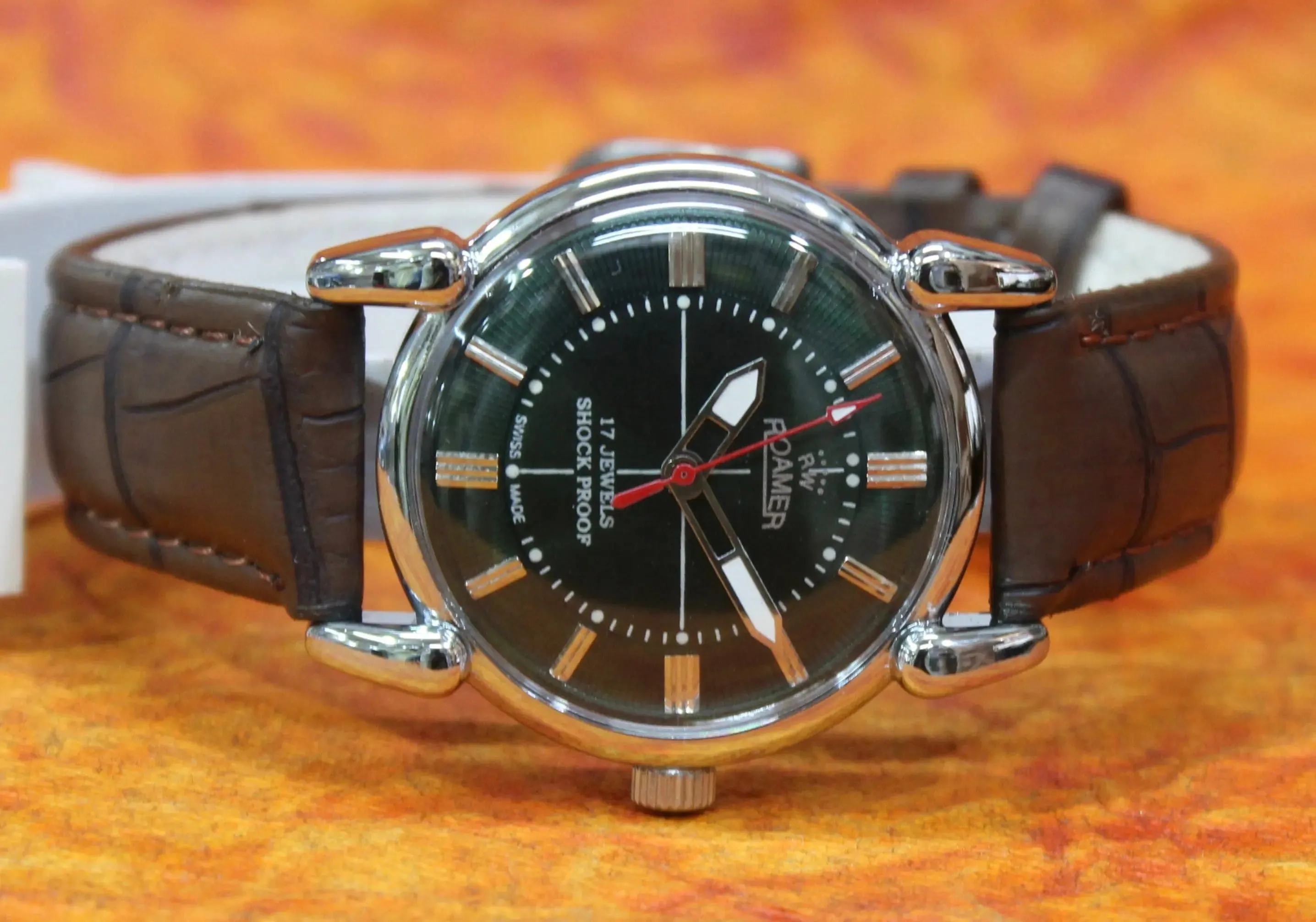 Roamer Vintage Wristwatch 17 Jewels FHF ST96 Mechanical Hand Winding Swiss Made Mechanism