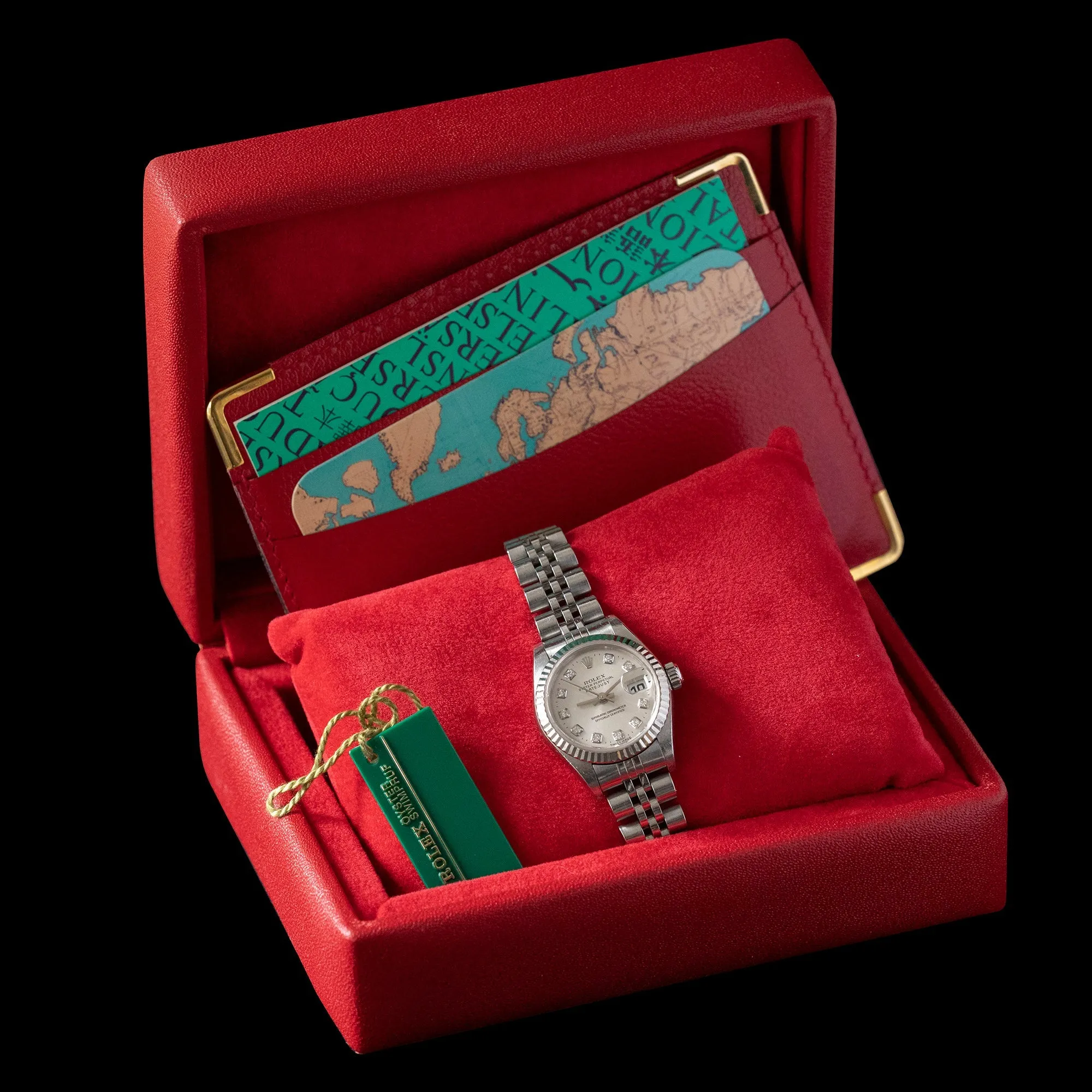 Rolex - 2000 Datejust 26 Silver Diamond Dial
