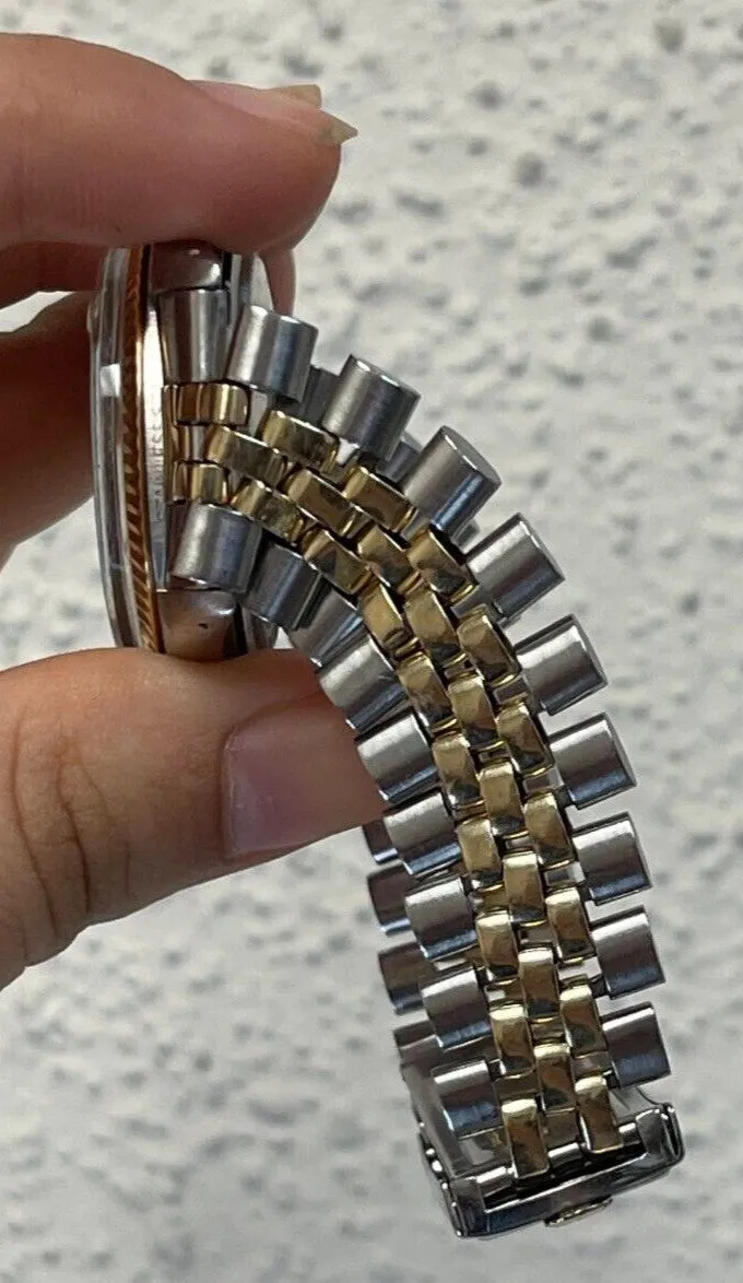 Rolex Datejust Ref. 1601 Champagne Dial 14k Solid Gold/SS 1974 Mens Watch....36mm