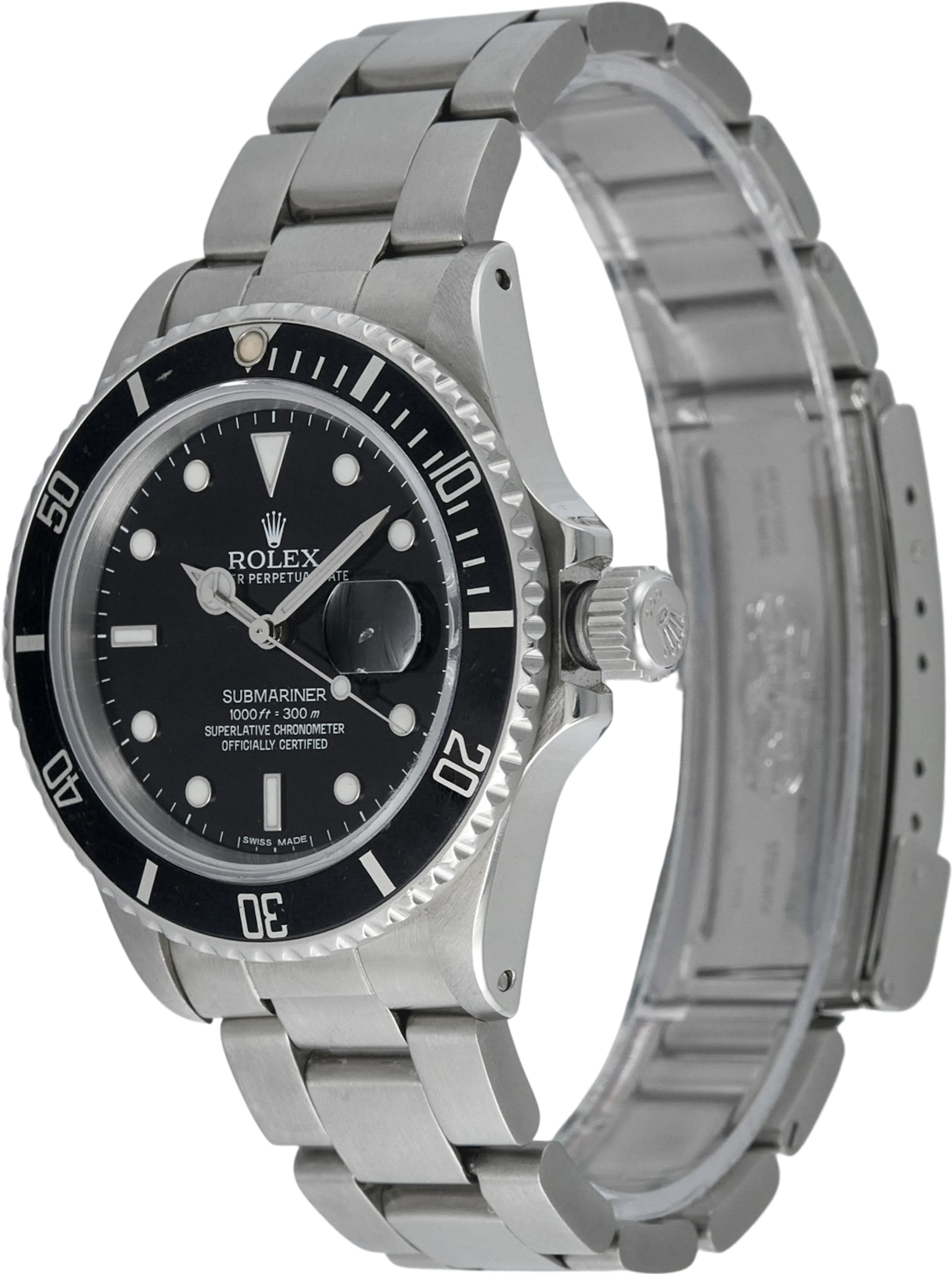 Rolex Submariner Date, Ref: 16800 (Rolex Service Card 2014)