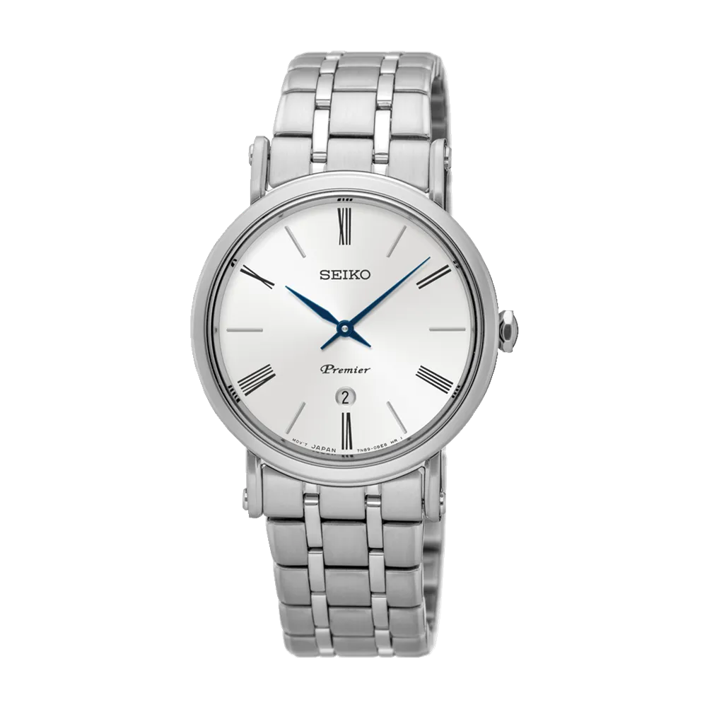 Seiko Premier Ladies Silver Watch SXB429