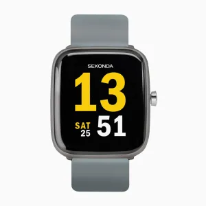 Sekonda Motion Smart Watch | Grey Case & Silicone Strap | 30010