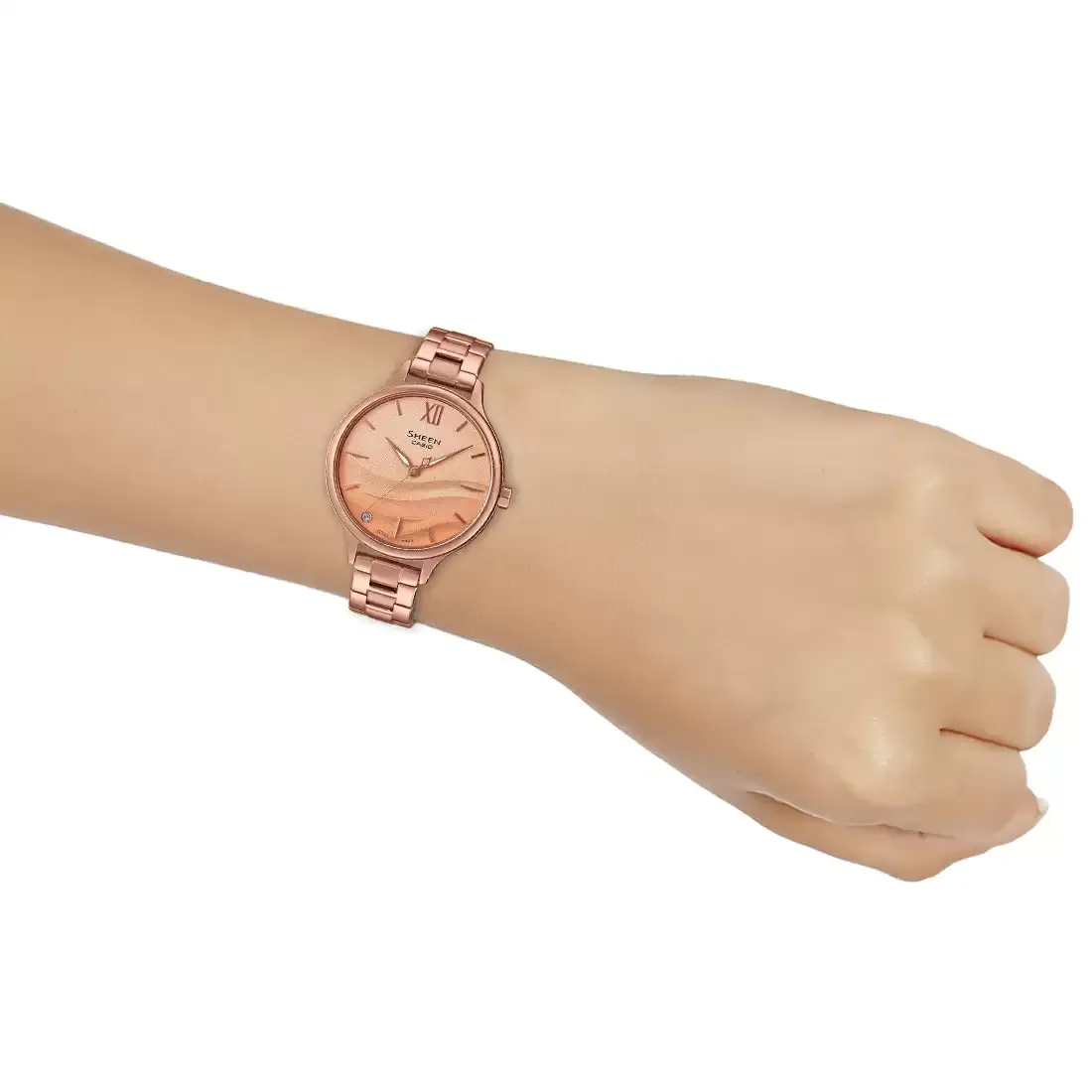 Sheen Women's Analog Stainless Steel Watch SH274 - SHE-4550PG-4AUDF