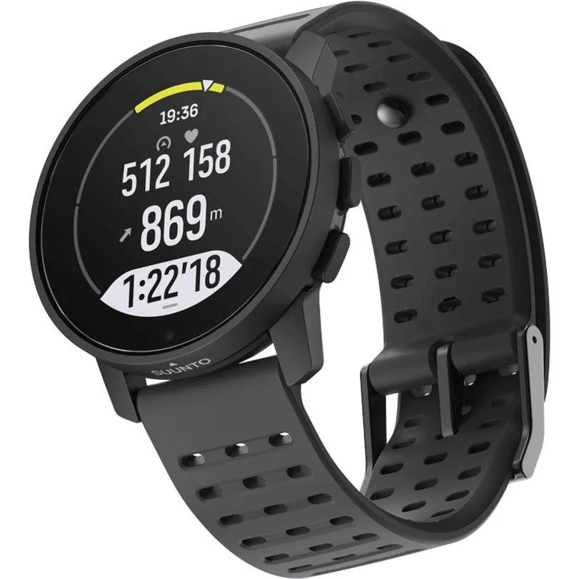 Suunto 9 Peak Pro Smart Watch Heart Rate/1.2"LED Display/GPS All Black