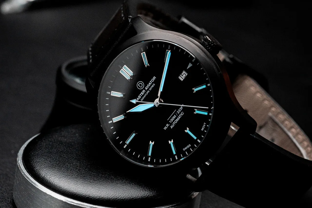 Swiss movement DIY Watch Kit | PVD Pilot Watch with Sellita SW200-1 |DWC x EONIQ Signature Master Aviator