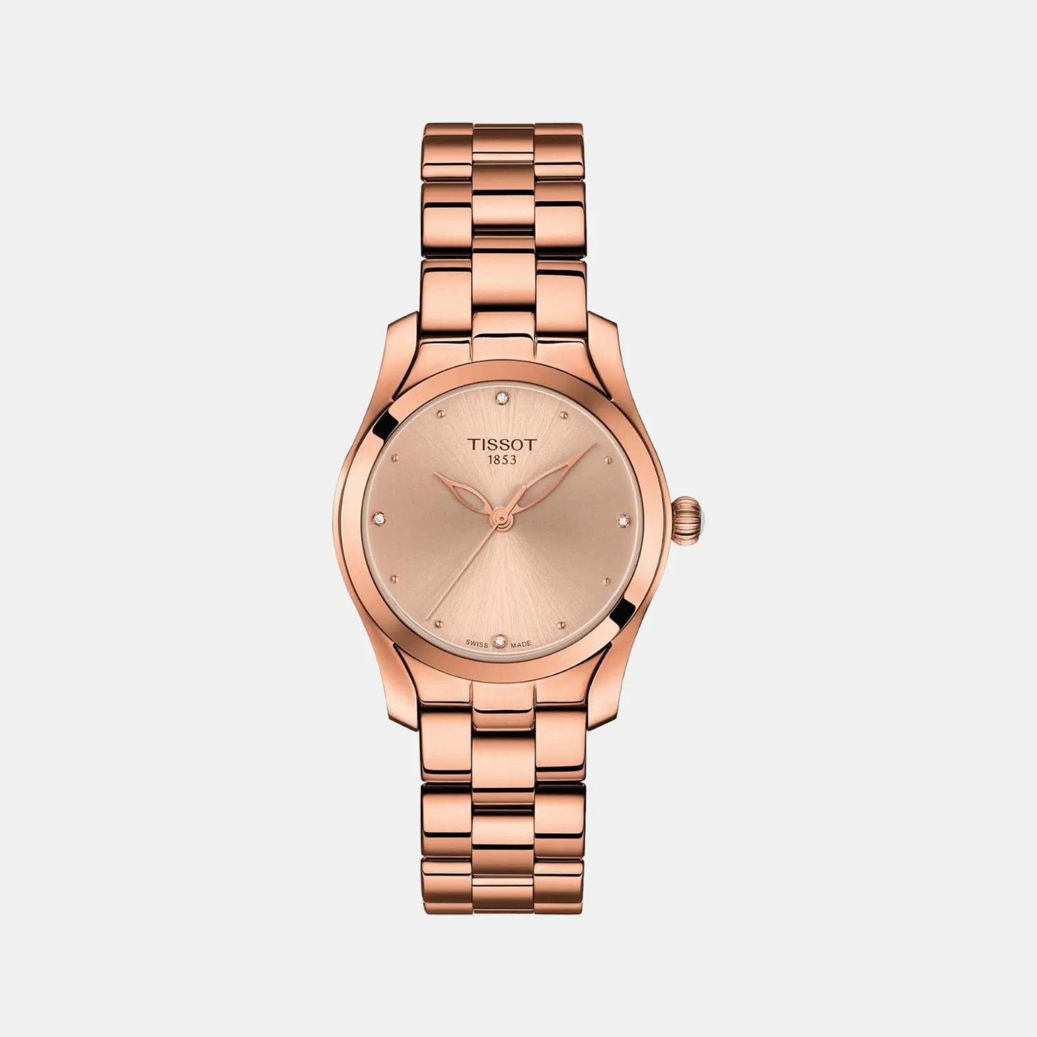 T-Wave Women Pink Analog Stainless Steel Watch T1122103345600