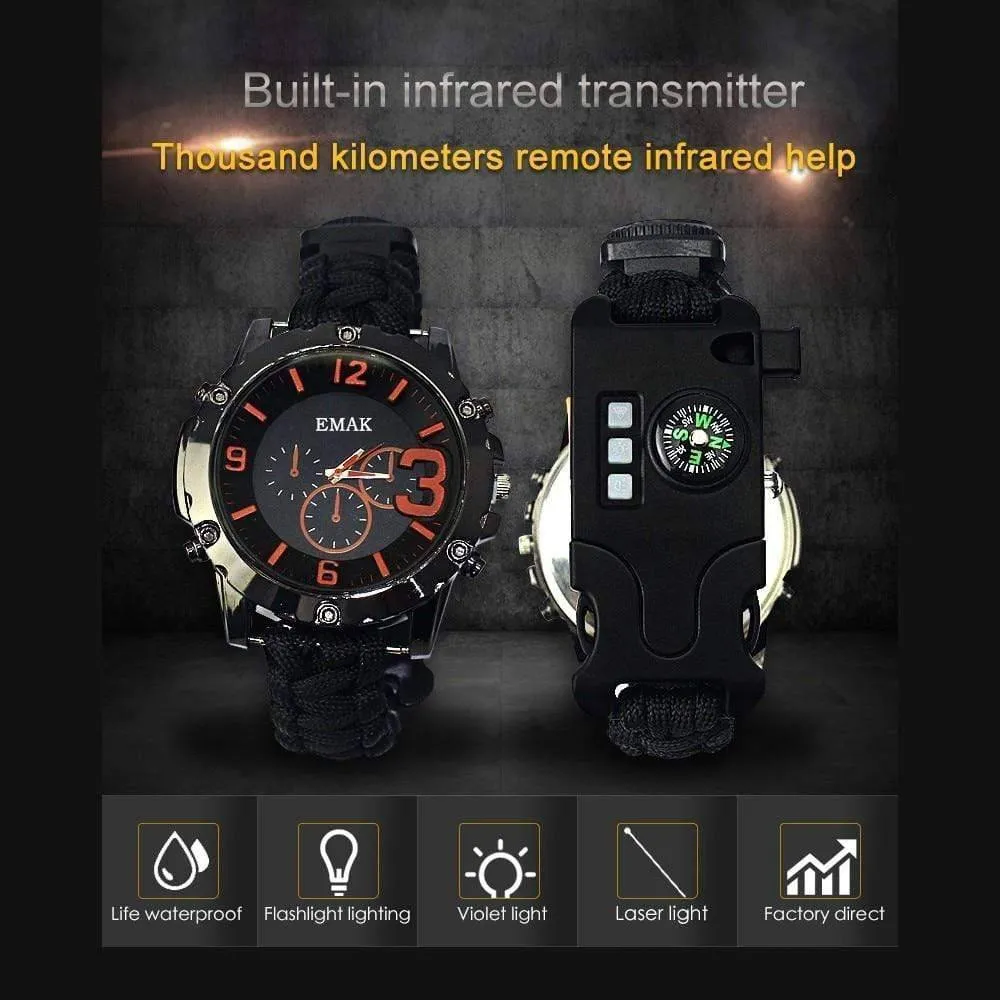 Tactical Rescue Paracord Watch
