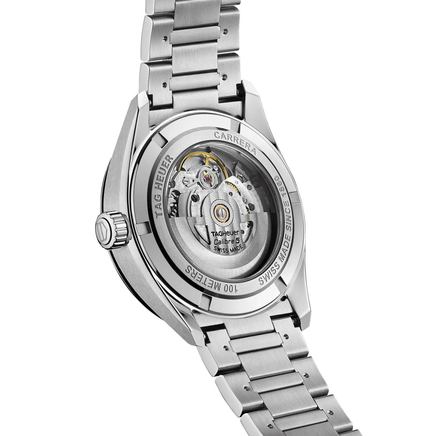 Tag Heuer Carrera Men's Black and Rose Gold Watch WBN2113.BA0639