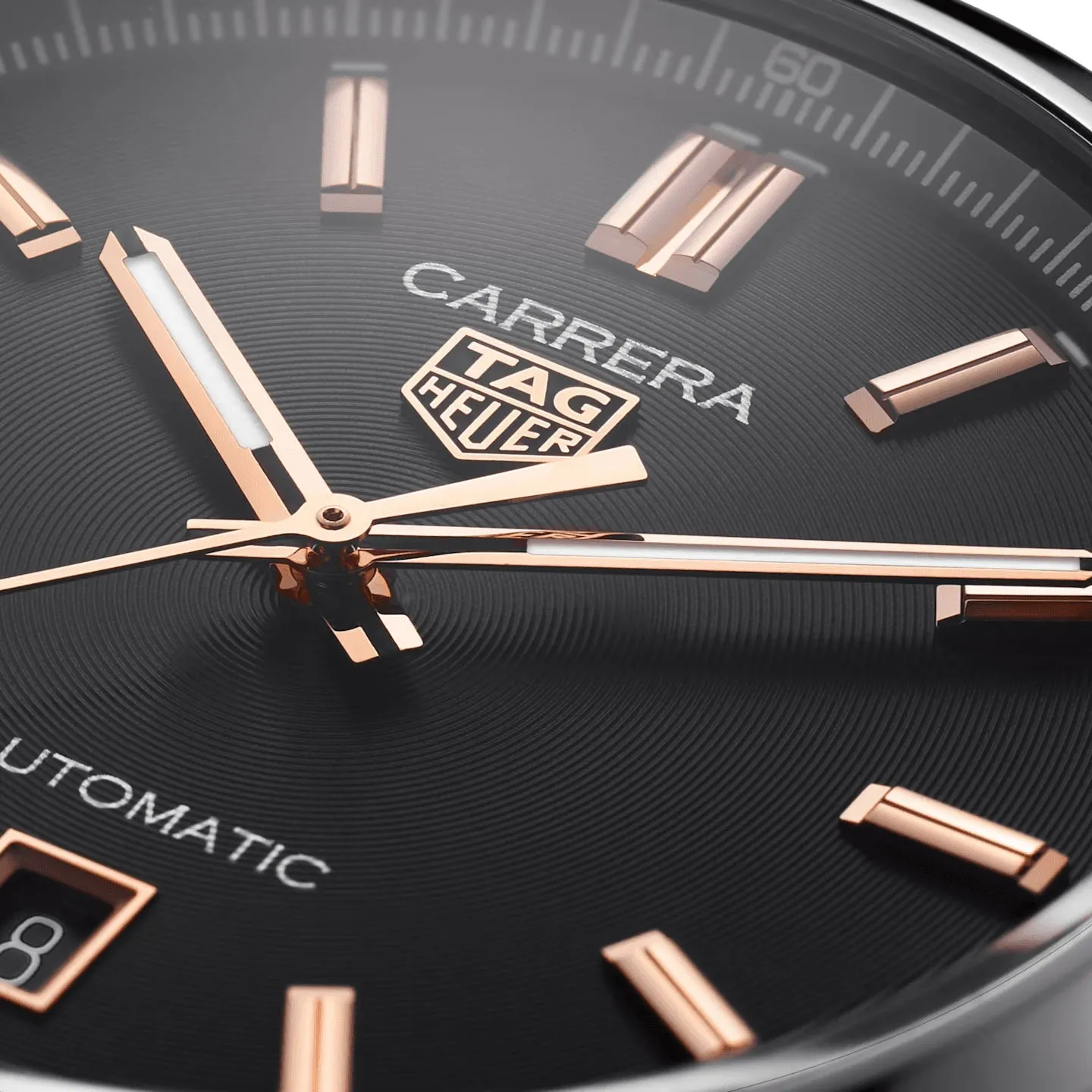 Tag Heuer Carrera Men's Black and Rose Gold Watch WBN2113.BA0639