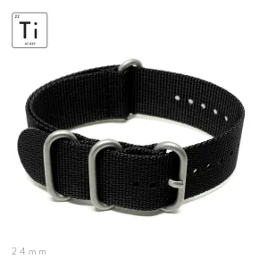 Ti-HDR Strap 24mm - Black