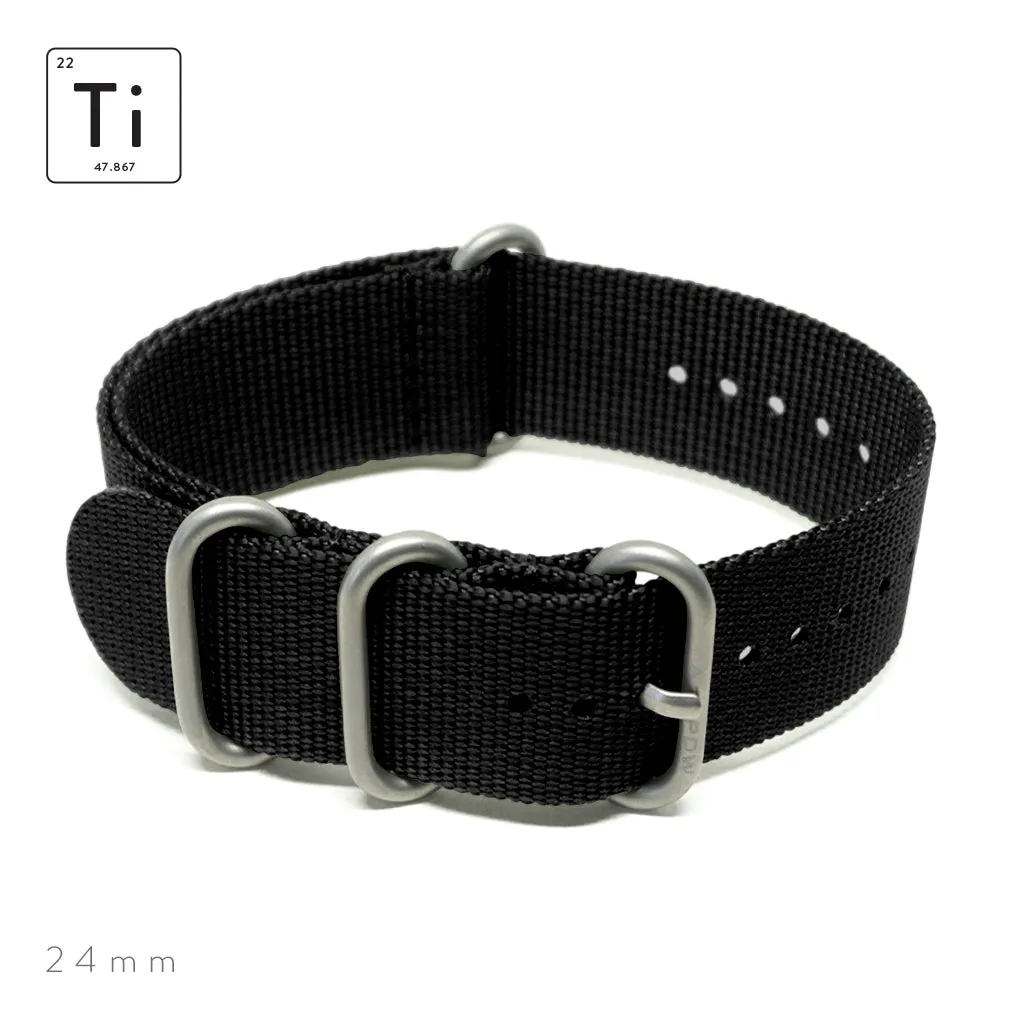 Ti-HDR Strap 24mm - Black