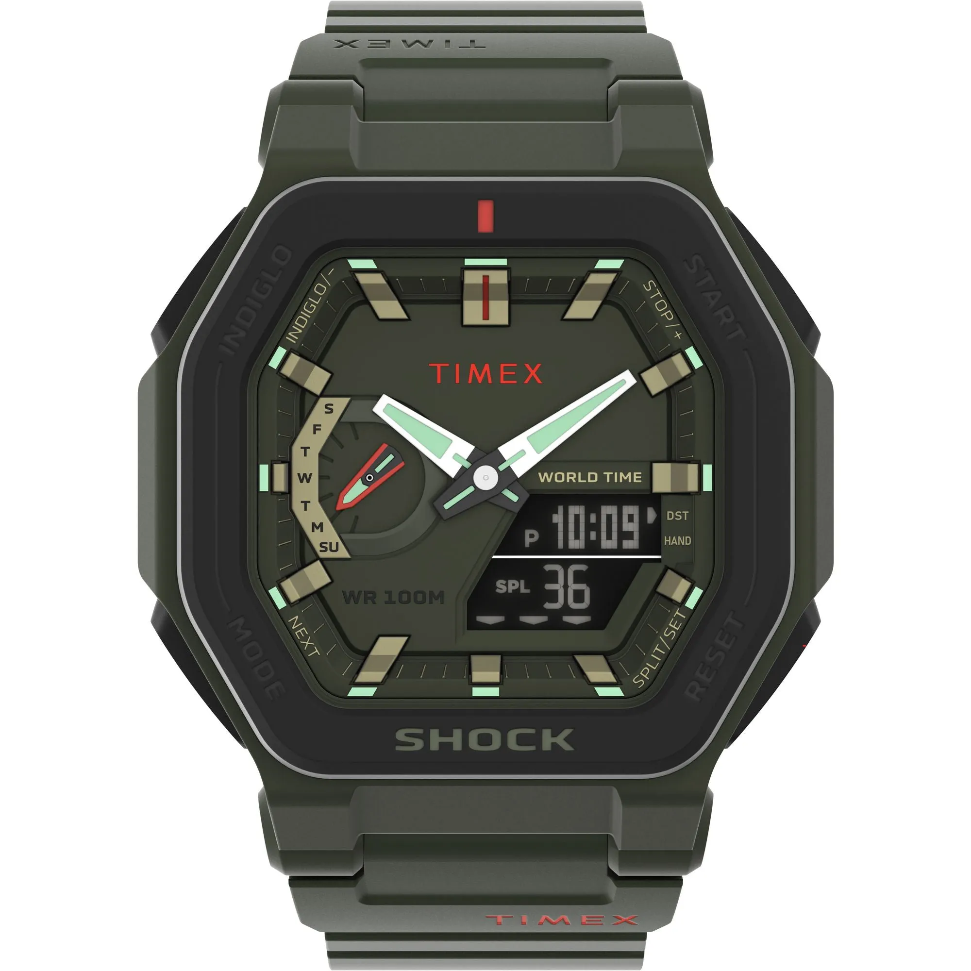 Timex Green Dial Analog-Digital Men Watch - TW2V35400