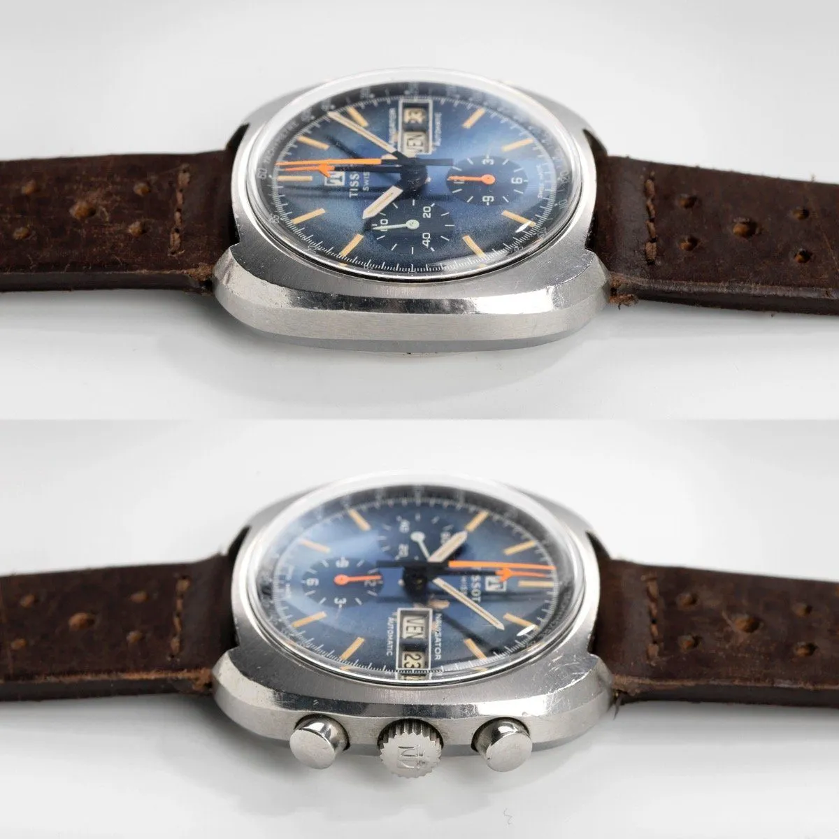 Tissot Navigator Blue Vintage Chronograph 45505