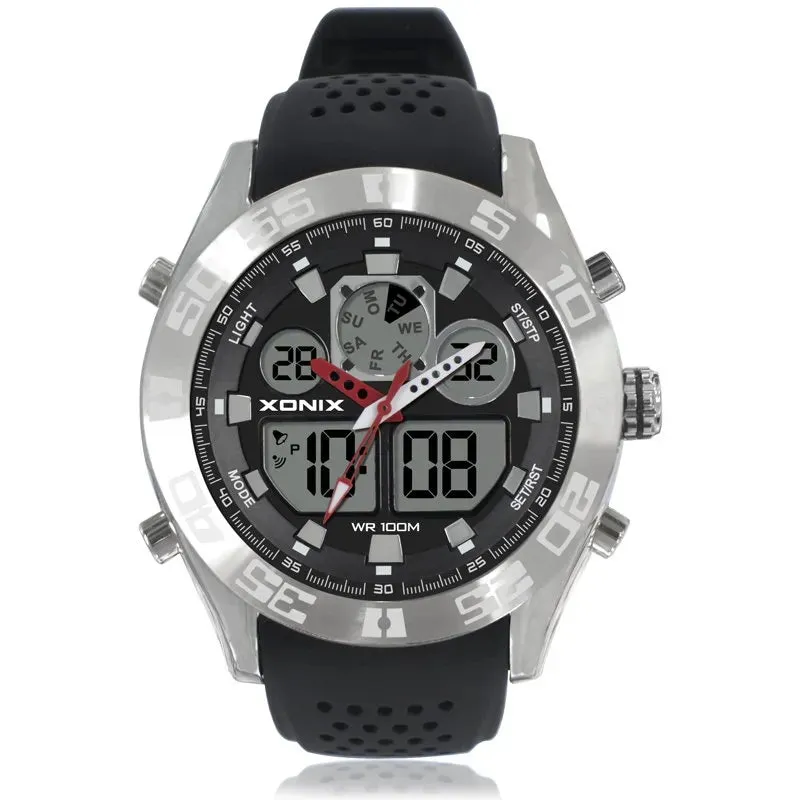 TOP Men Sports Watches Waterproof 100m Analog-Digital Watch Running Swimming Diving Wristwatch Relojes Hombre Montre Homme MY