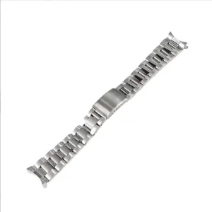 Universal stainless steel strap, 18/19/20/21mm, Stainless Steel Band Compatible Sxns80 Snxs79 Snxs79k Snxs77k Snxs73 Watch Strap Bracelet Belt (Medium-light silver)