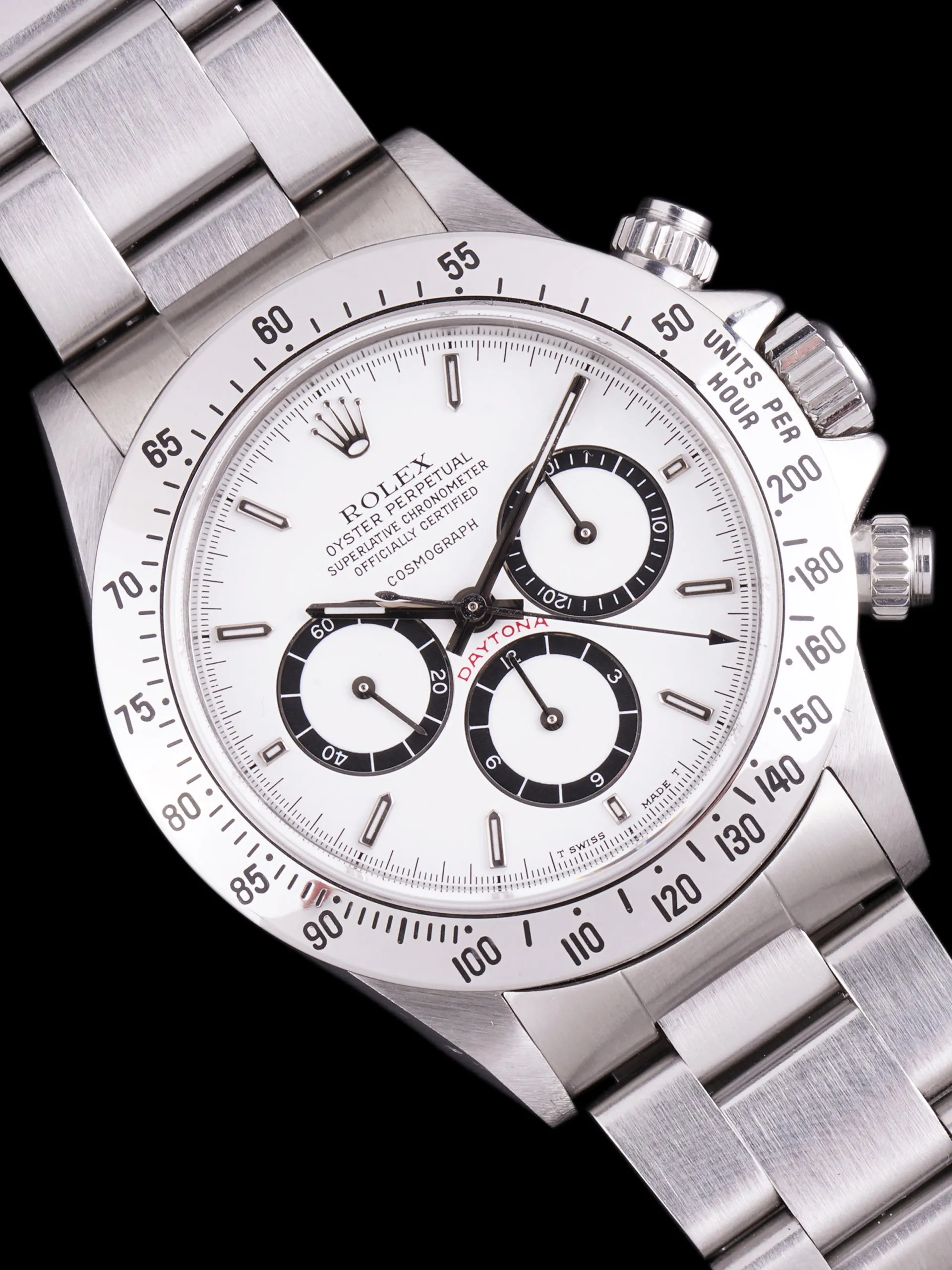 *Unpolished* R-Serial 1988 Rolex Zenith Daytona (Ref. 16520) Mk. I “Floating Cosmograph” W/ Box, Papers & RSC Paper