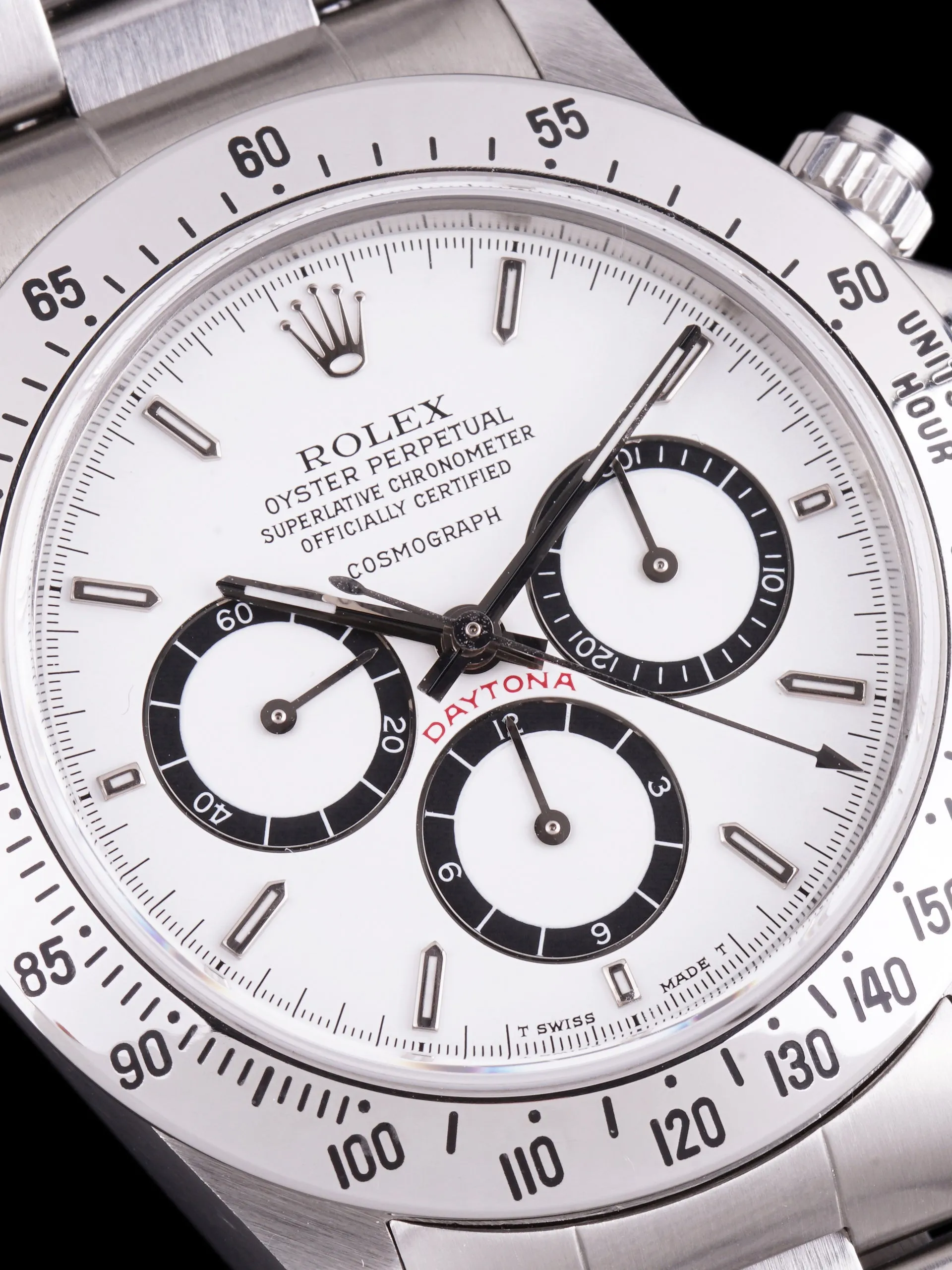 *Unpolished* R-Serial 1988 Rolex Zenith Daytona (Ref. 16520) Mk. I “Floating Cosmograph” W/ Box, Papers & RSC Paper