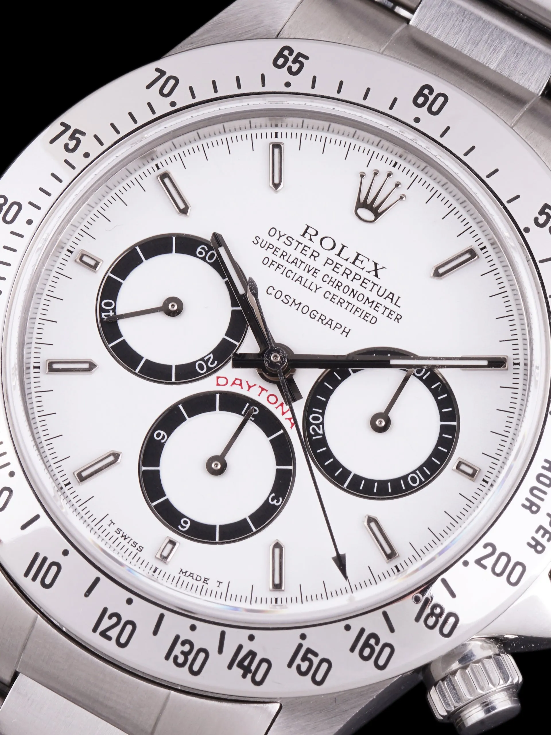 *Unpolished* R-Serial 1988 Rolex Zenith Daytona (Ref. 16520) Mk. I “Floating Cosmograph” W/ Box, Papers & RSC Paper