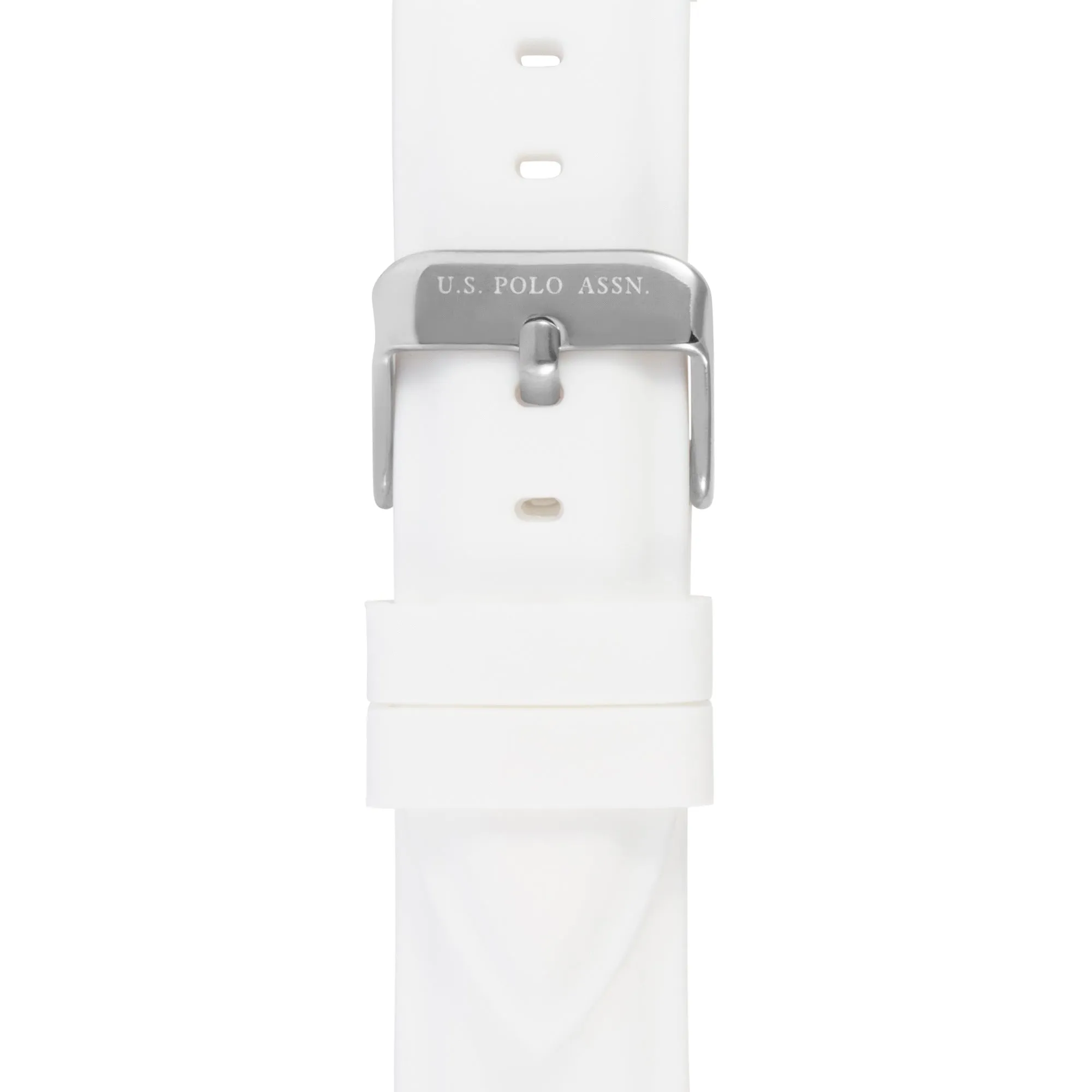 US POLO ASSN. UNISEX SILICON STRAP WITH S.S. BUCKLE & SOFT TOUCH FINISHING