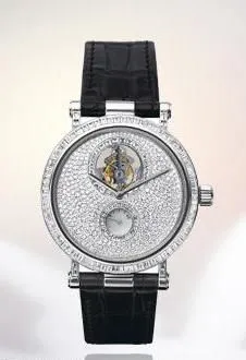 Van Cleef & Arpels Midnight Tourbillon Vendome  18K White Gold & Diamonds Unisex Watch