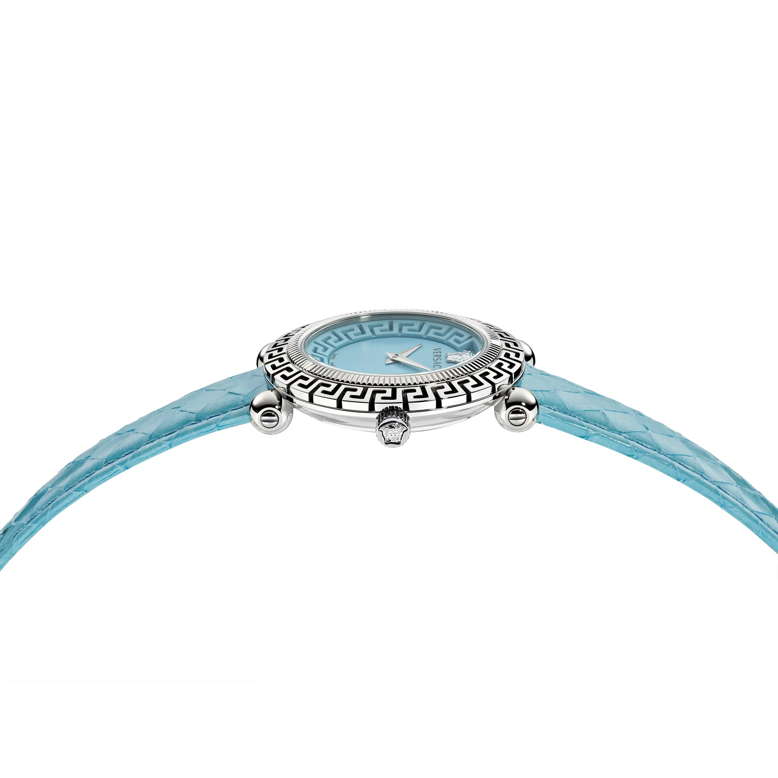Versace Wrist Watch Women Light Blue Dial - VE6I00123