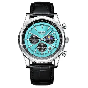 Waterproof Luminous Watch for Men Date Chronograph