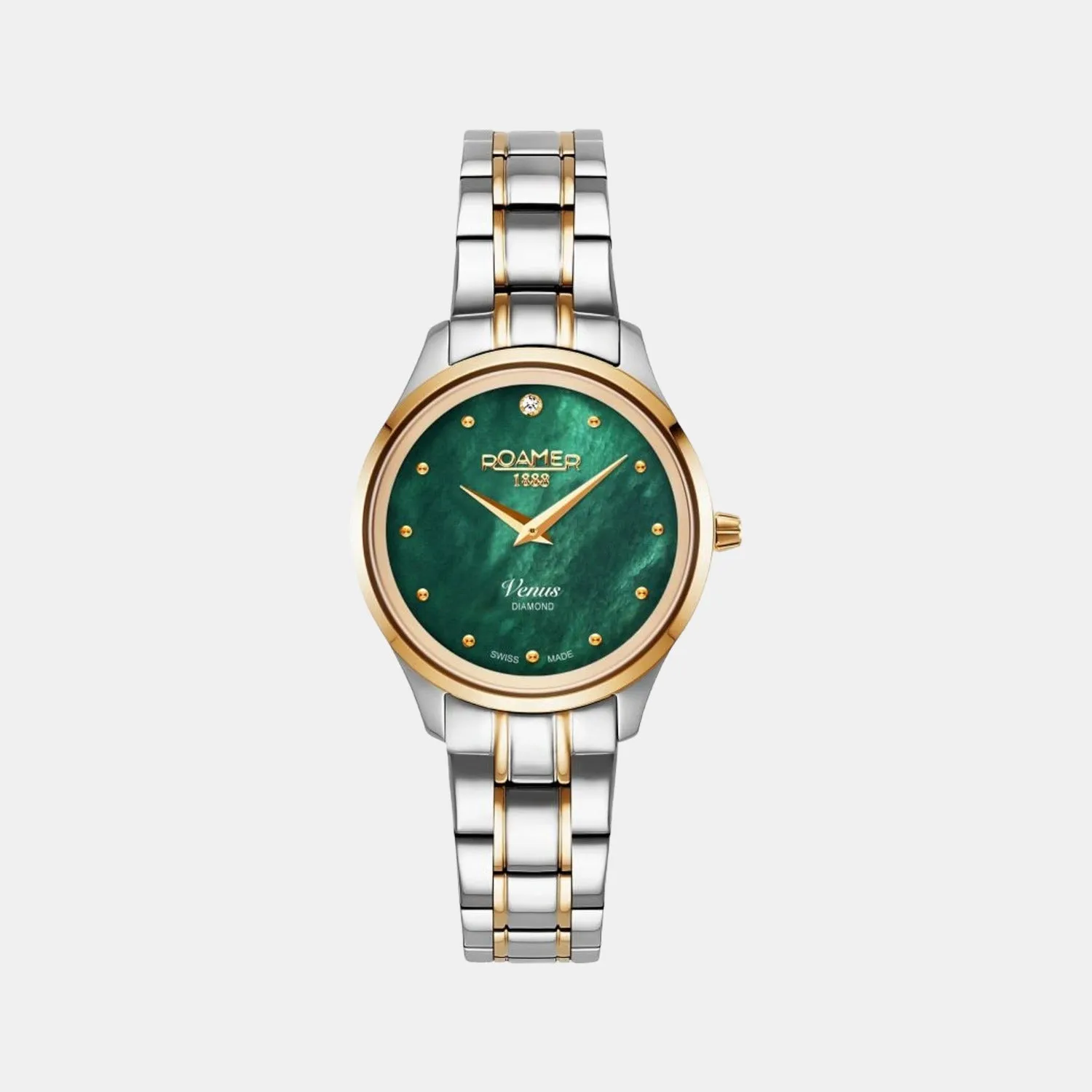 Women Green Analog Stainless Steel Watch 601857 47 59 20