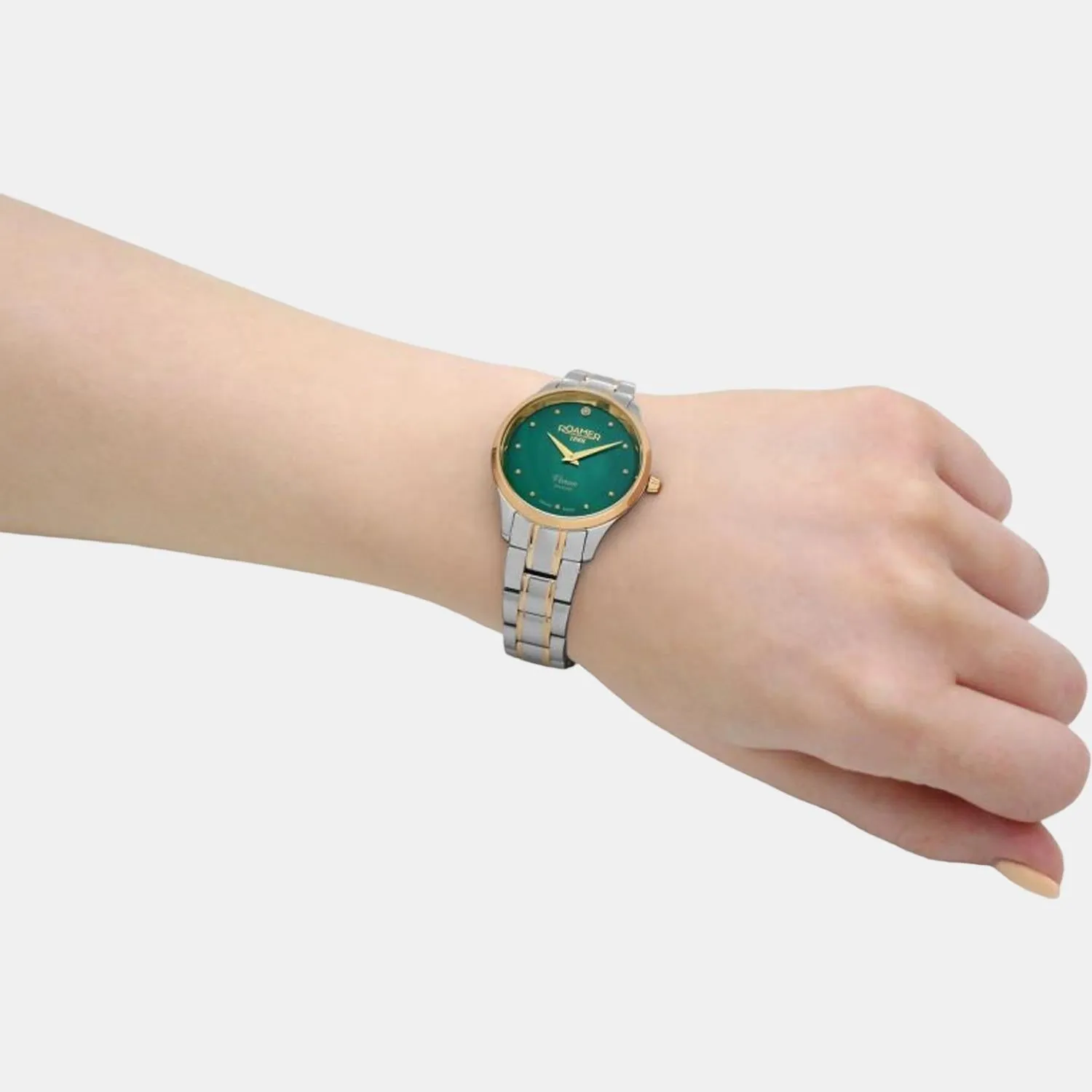 Women Green Analog Stainless Steel Watch 601857 47 59 20