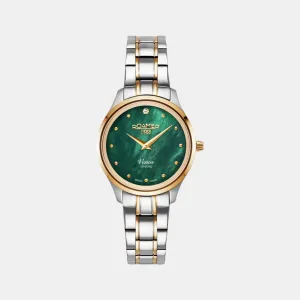 Women Green Analog Stainless Steel Watch 601857 47 59 20