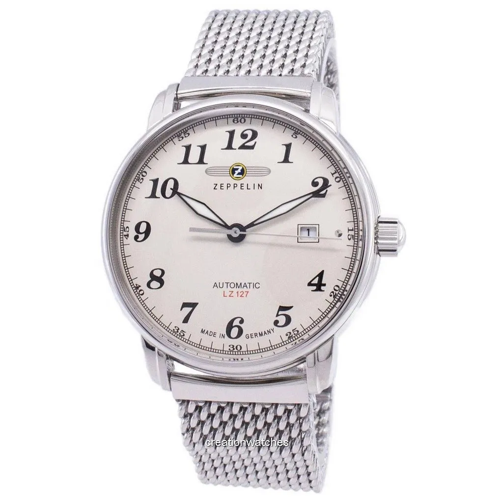 Zeppelin Series LZ127 Graf Automatic Germany Made 7656M-5 7656M5 Men's Watch